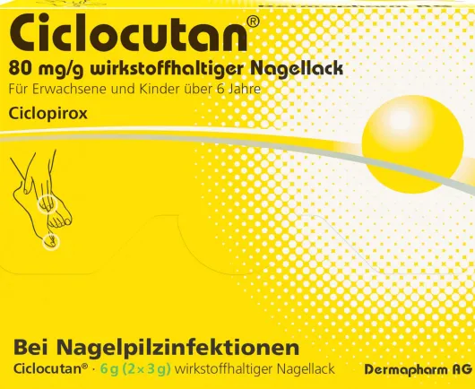 Ciclocutan 80 mg Pro G Wirkstoffhaltiger Nagellack 6 G