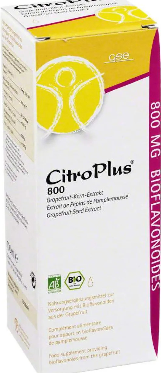 Citroplus 800 Bio Grapefruit Kern Extrakt Liquidum 100 ml Liqiudum