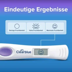 Clearblue Ovulationstest Digital 10 Stück + Schwangerschaftstest Schnelle Erkennung 2 Stück, Kombipackung