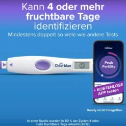 Clearblue Ovulationstest Digital 10 Stück + Schwangerschaftstest Schnelle Erkennung 2 Stück, Kombipackung