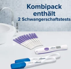 Clearblue Ovulationstest Digital 10 Stück + Schwangerschaftstest Schnelle Erkennung 2 Stück, Kombipackung
