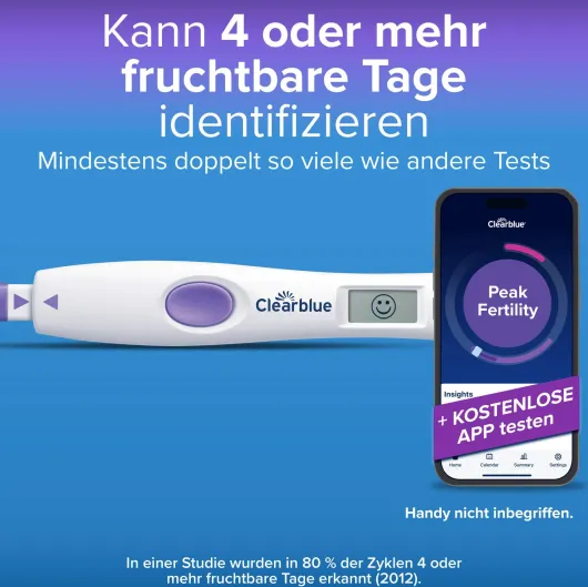 Clearblue Ovulationstest Fortschrittlich & Digital - 20 Tests