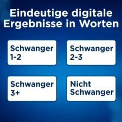 Clearblue Schwangerschaftstest mit Worten & Wochenbestimmung 2 Stück