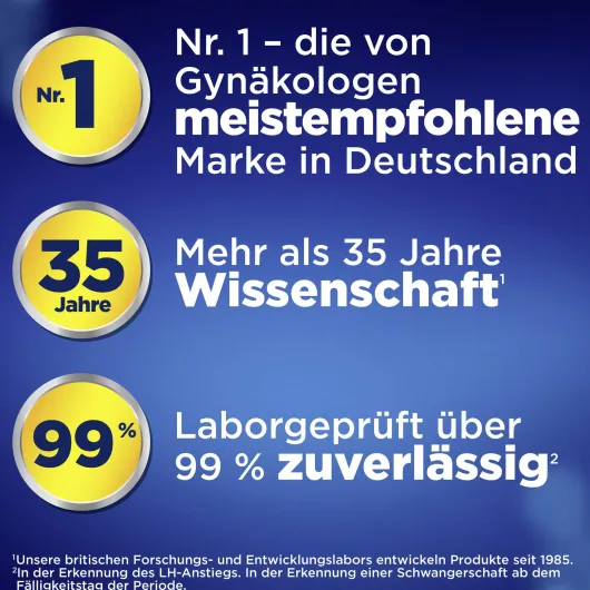 Clearblue Schwangerschaftstest mit Worten & Wochenbestimmung 2 Stück