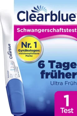 Clearblue Schwangerschaftstest frühe Erkennung 1 Test