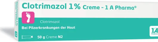Clotrimazol 1% Creme 1A Pharma 50 g