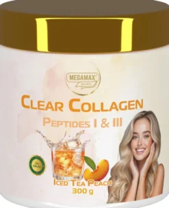 Collagen Clear Glow Kollagen Peptide Pfirsich 300 G Pulver