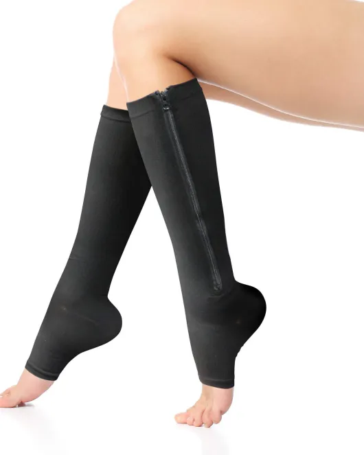 Comfy Socks Kompressionsstrümpfe Schwarz, 1 Paar