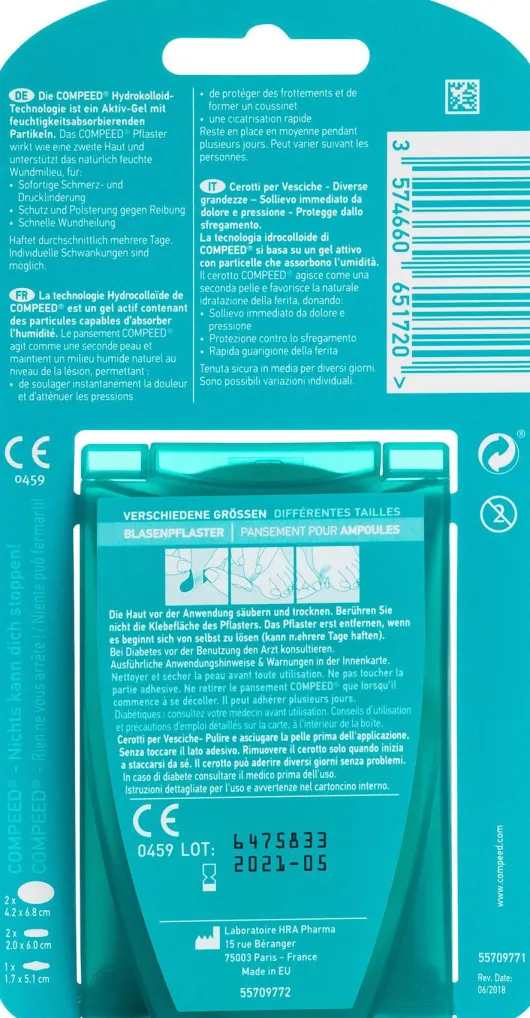 Compeed Blasenpflaster Mixpack 5 Pflaster