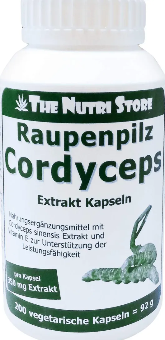 Cordyceps 350 mg Extrakt Kapseln