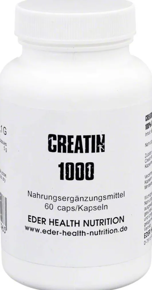 Creatin 1000 Pulver 60 Kapseln