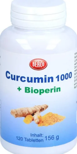 Curcumin 1000+bioperin Berco Tabletten 120 Stück
