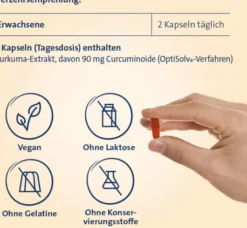 Curcumin Hevert Optisolv Kapseln 60 Stück