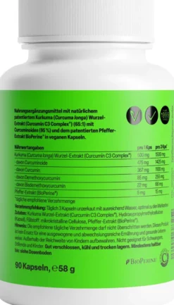 Curcumin Triplex 500 mg 90 Kapseln
