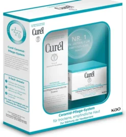 Curel Geschenkset Gesicht Essenz Creme 150 ml + 40 g