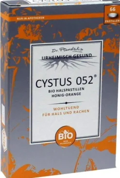 Cystus 052 Bio 66 Halspastillen Honig Orange