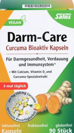 Darm-Care Curcuma Bioaktiv Kapseln Salus 90 Stück