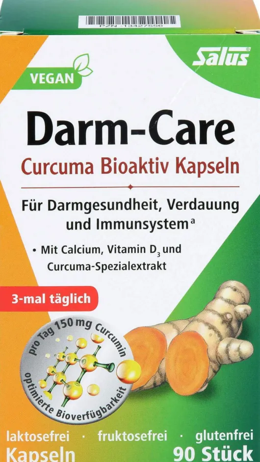 Darm-Care Curcuma Bioaktiv Kapseln Salus 90 Stück