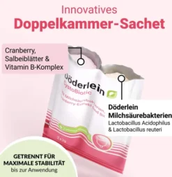 Döderlein Cystobiotic Milchsäurebakterien + Cranberry Biotin 10...
