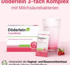 Döderlein Cystobiotic Milchsäurebakterien + Cranberry Biotin 10...