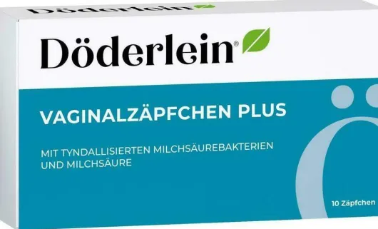 Döderlein Vaginalzäpfchen Plus Milchsäure + Lakobaz 10 Stück