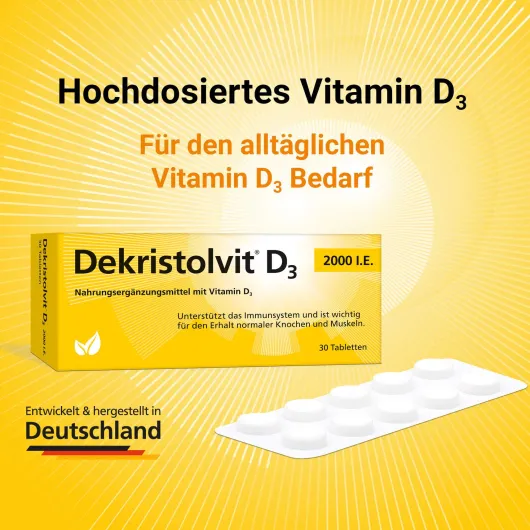 Dekristolvit D3 2.000 I.E. 30 Tabletten