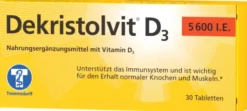 Dekristolvit D3 5.600 I.E. 30 Tabletten