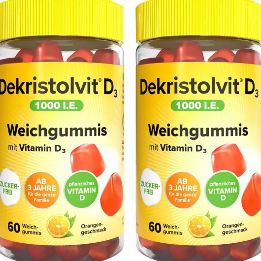Dekristolvit D3 1000 I.E. 2 x 60 Weichgummis