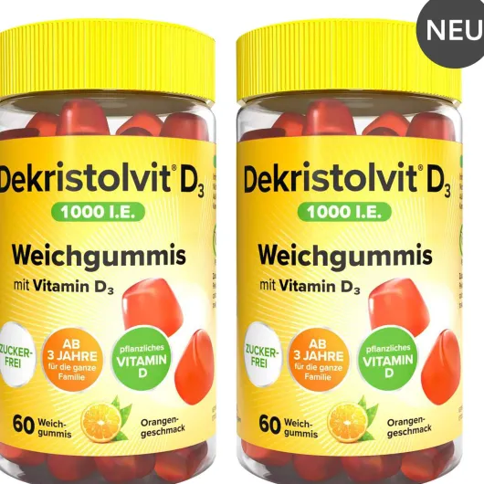 Dekristolvit D3 1000 I.E. 2 x 60 Weichgummis
