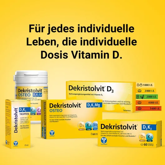 Dekristolvit Osteo D3K2Mg 60 Kapseln