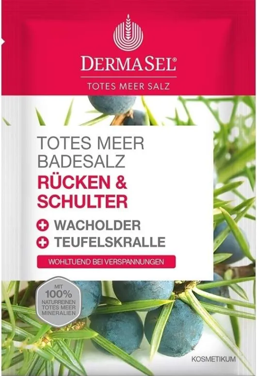 Dermasel Totes Meer Badesalz Rücken & Schulter 80 G