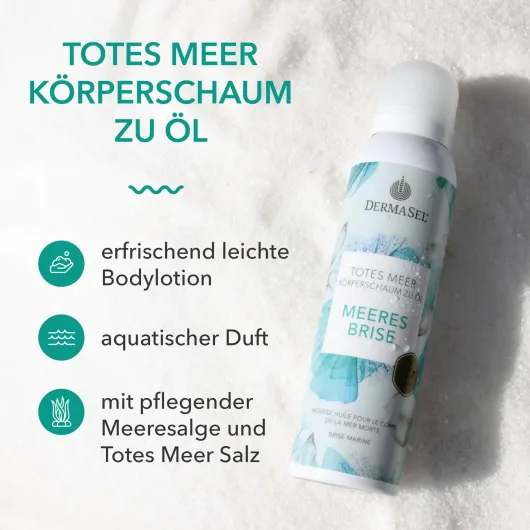 Dermasel Totes Meer Meeres Brise Körperschaum 150 ml