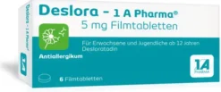 Deslora - 1a Pharma 5 mg Filmtabletten 6 Stück