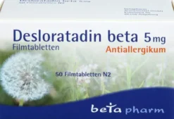 Desloratadin Beta 5 mg Filmtabletten 50 Stück