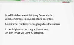 Desloratadin Doppelherzpharma 5 mg 100 Filmtabletten