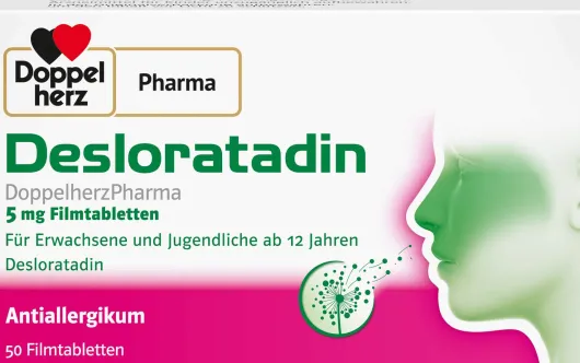 Desloratadin Doppelherzpharma 5 mg 50 Filmtabletten
