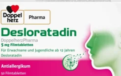 Desloratadin Doppelherzpharma 5 mg 50 Filmtabletten