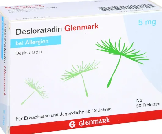 Desloratadin Glenmark 5 mg 50 Tabletten