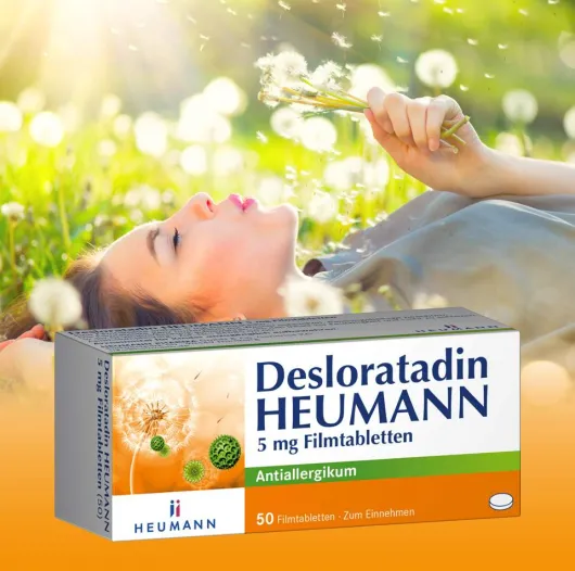 Desloratadin Heumann 5 mg 50 Filmtabletten