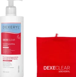 Dexeryl Dexeclear feuchtigkeitsspendende Reinigung 400 ml + gratis Handtuch 1 Stück
