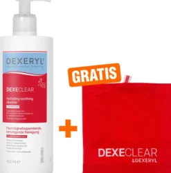 Dexeryl Dexeclear feuchtigkeitsspendende Reinigung 400 ml + gratis Handtuch 1 Stück