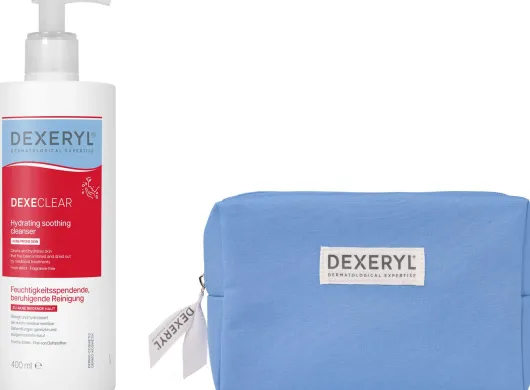 Dexeryl Dexeclear feuchtigkeitsspendende Reinigung 400 ml + gratis Kosmetiktasche 1 Stück