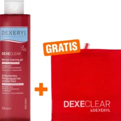 Dexeryl Dexeclear schäumendes Reinigungsgel 200 ml + gratis Handtuch 1 Stück