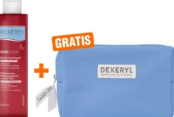 Dexeryl Dexeclear schäumendes Reinigungsgel 200 ml + gratis Kosmetiktasche 1 Stück