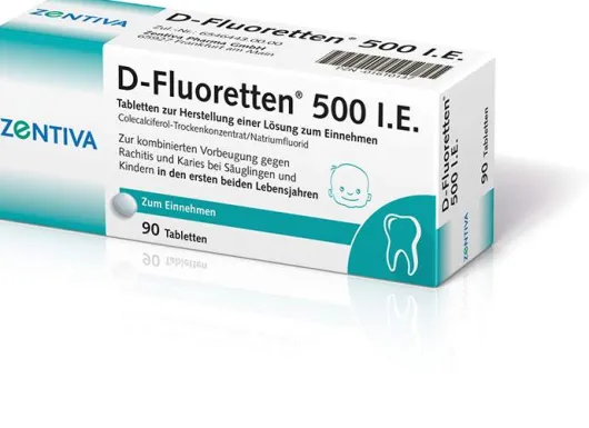 D-Fluoretten 500 90 Tabletten