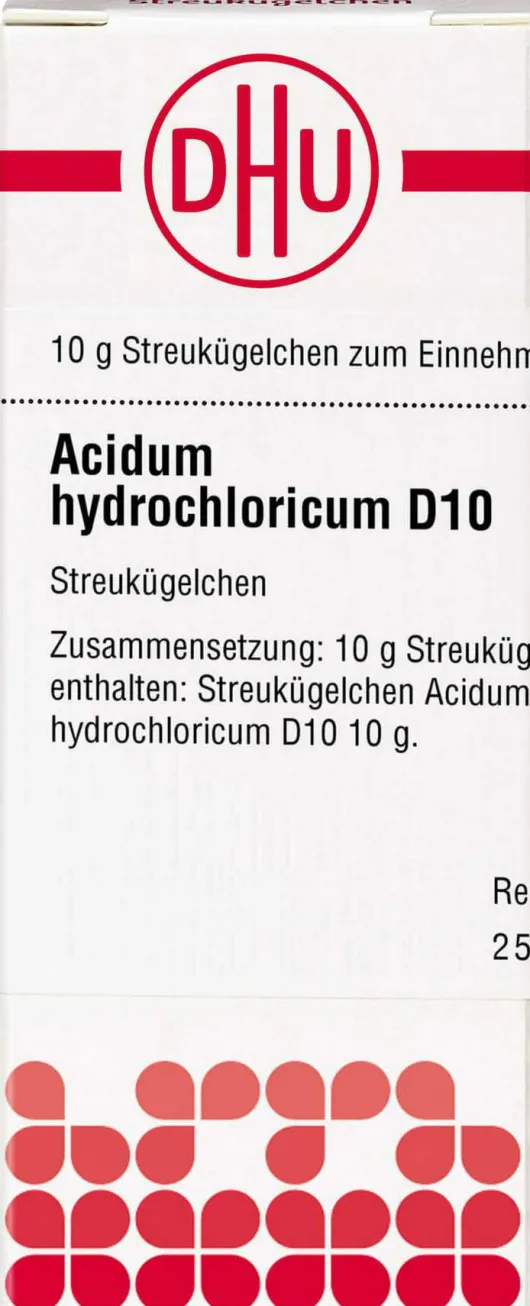 Dhu Acidum Hydrochloricum D 10 Globuli 10g