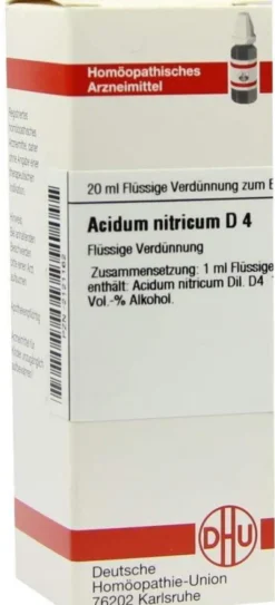 Dhu Acidum Nitricum D4 20 ml Dilution