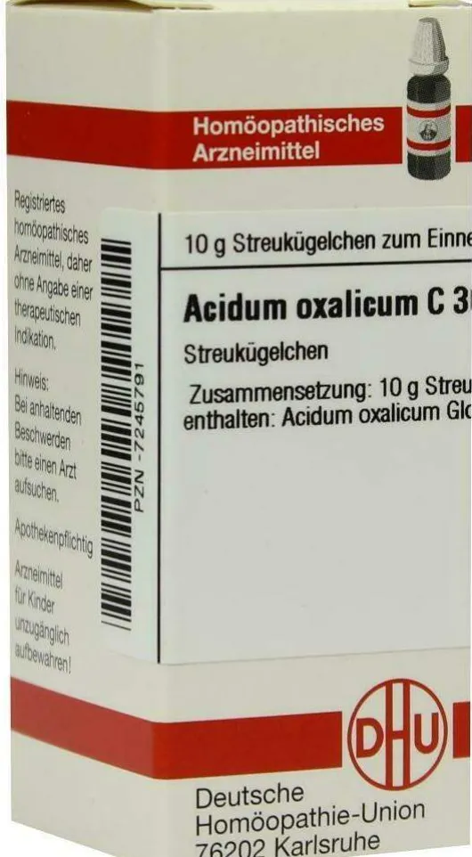 Dhu Acidum Oxalicum C30 Globuli