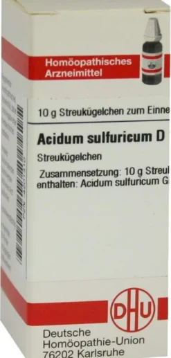 Dhu Acidum Sulfuricum D12 10 G Globuli