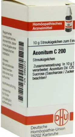 Dhu Aconitum C200 10 G Globuli